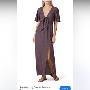 Charli No 1 colorful cottagecore floral Svea maxi dress ladies size US 4